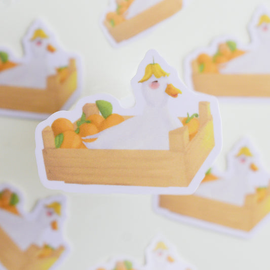 Mandarin Box Surprise - Die Cut Sticker