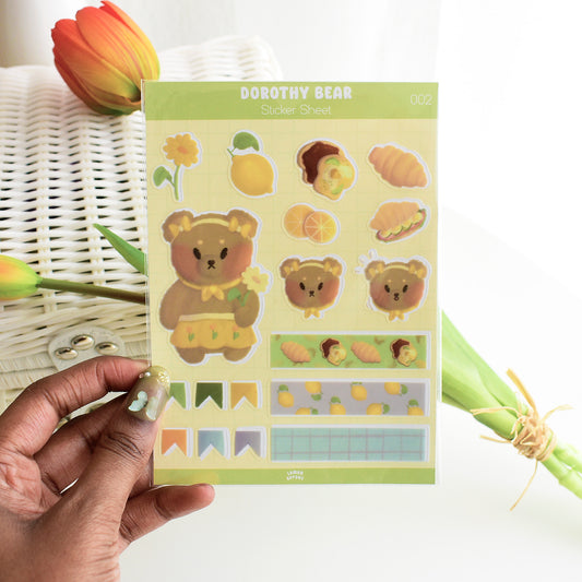 Dorothy Bear Sticker Sheet